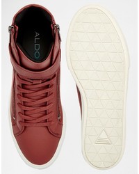 Мужские красные низкие кеды от Aldo