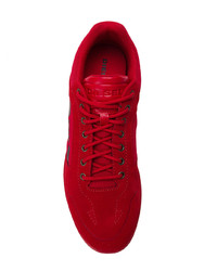 Мужские красные низкие кеды от Diesel