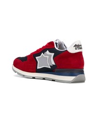 Мужские красные низкие кеды от atlantic stars