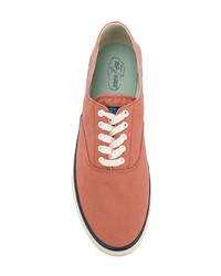 Мужские красные низкие кеды от Sperry Top-Sider