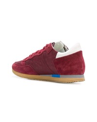 Мужские красные низкие кеды от Philippe Model