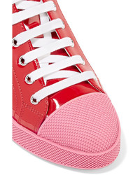 Женские красные низкие кеды от Prada