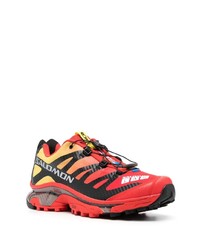 Мужские красные низкие кеды от Salomon