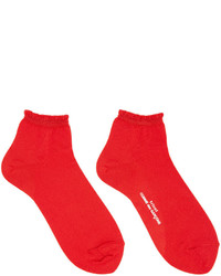 Женские красные носки от Comme des Garcons
