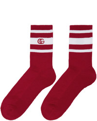 Мужские красные носки от Gucci