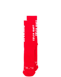 Мужские красные носки от Unravel Project