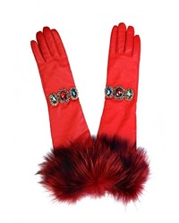 Женские красные перчатки от Anastasya Barsukova