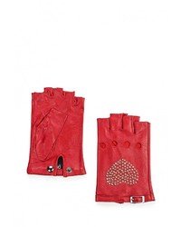 Женские красные перчатки от Fabretti