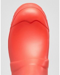 Женские красные резиновые сапоги от Hunter