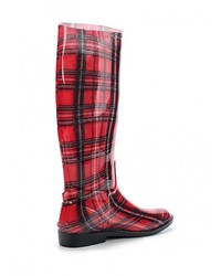 Женские красные резиновые сапоги от SANDRA