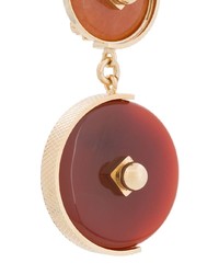 Красные серьги от Crystalline