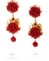 Красные серьги от Dolce & Gabbana