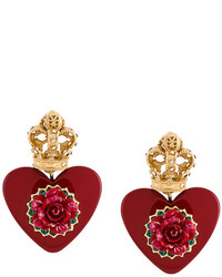 Красные серьги от Dolce & Gabbana