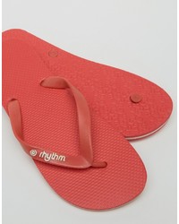 Мужские красные сланцы от rhythm