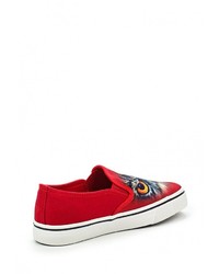 Женские красные слипоны от Girlhood