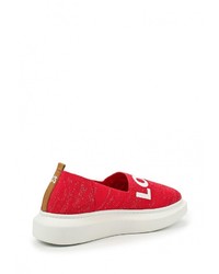 Женские красные слипоны от Grand Style