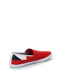 Мужские красные слипоны от Lacoste