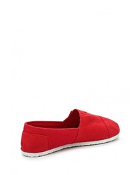 Женские красные слипоны от Topway