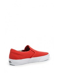 Женские красные слипоны от Vans
