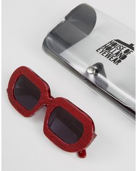Женские красные солнцезащитные очки от House of Holland
