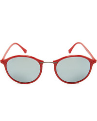 Женские красные солнцезащитные очки от Ray-Ban