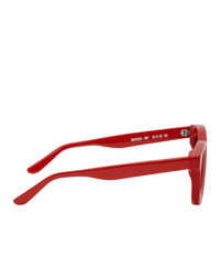 Мужские красные солнцезащитные очки от Rhude