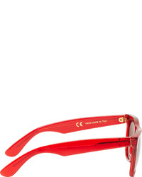 Мужские красные солнцезащитные очки от Super