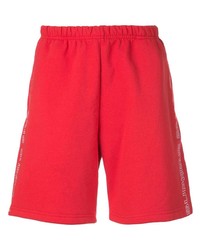 Мужские красные спортивные шорты от Supreme
