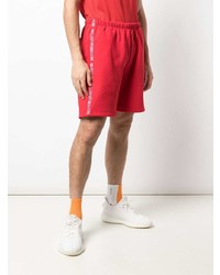 Мужские красные спортивные шорты от Supreme