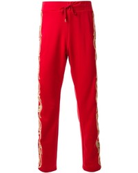 Мужские красные спортивные штаны с вышивкой от Dresscamp