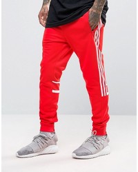 Мужские красные спортивные штаны от adidas