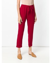 Женские красные спортивные штаны от P.A.R.O.S.H.