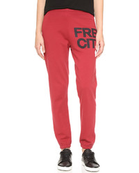 Женские красные спортивные штаны от Freecity