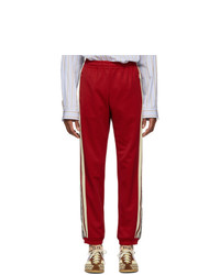 Мужские красные спортивные штаны от Gucci