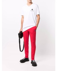 Мужские красные спортивные штаны от Philipp Plein