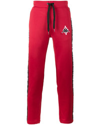 Мужские красные спортивные штаны от Marcelo Burlon County of Milan