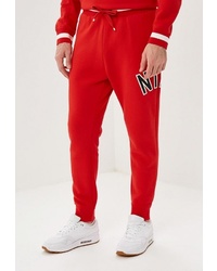 Мужские красные спортивные штаны от Nike