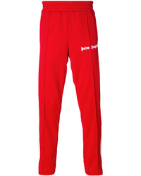 Мужские красные спортивные штаны от Palm Angels