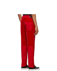 Мужские красные спортивные штаны от Amiri