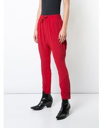 Женские красные спортивные штаны от Haider Ackermann