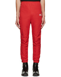 Мужские красные спортивные штаны от Vetements