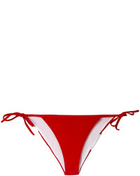 Красные трусики бикини с принтом от Dsquared2