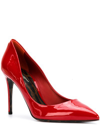 Красные туфли с принтом от Dolce & Gabbana