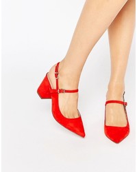 Красные туфли от Asos