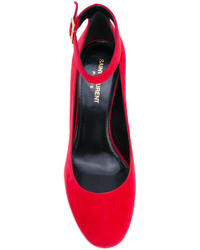 Красные туфли от Saint Laurent