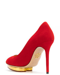 Красные туфли от Charlotte Olympia