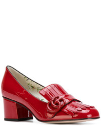 Красные туфли от Gucci
