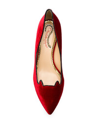 Красные туфли от Charlotte Olympia