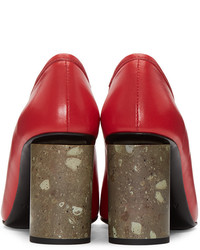 Красные туфли от Acne Studios