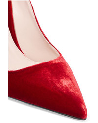 Красные туфли от Prada
